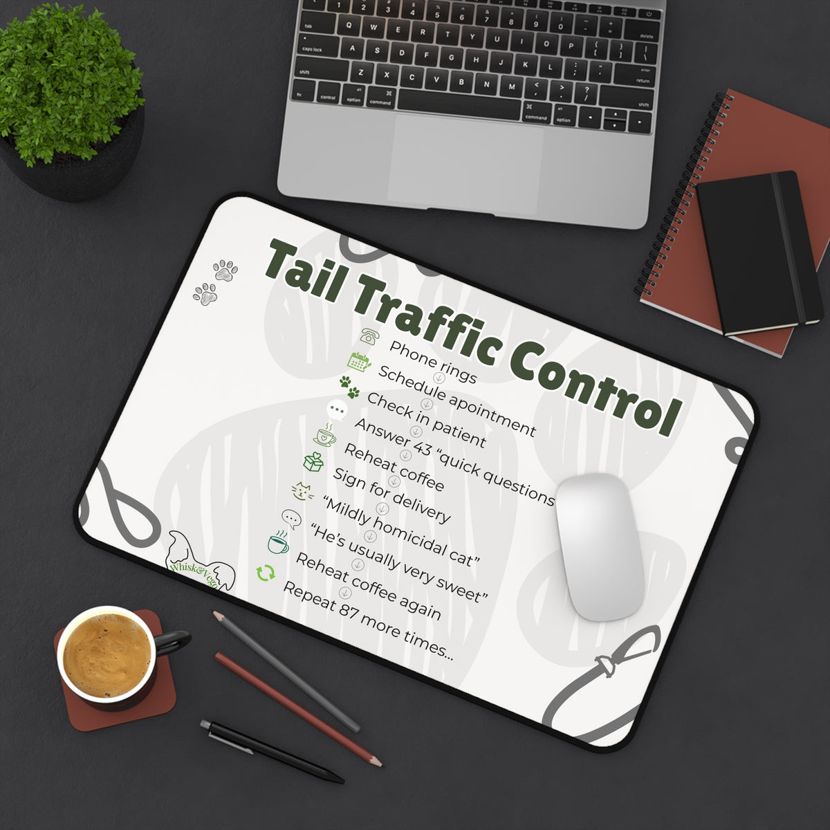 Tail Traffic Control- Desk Mat