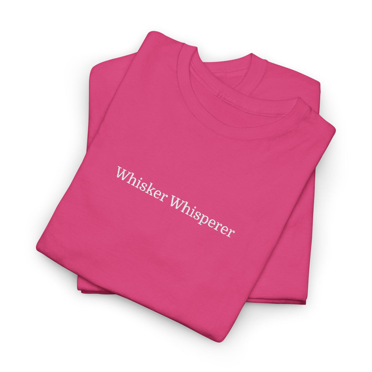 Whisker Whisper- Embroidery T-shirt