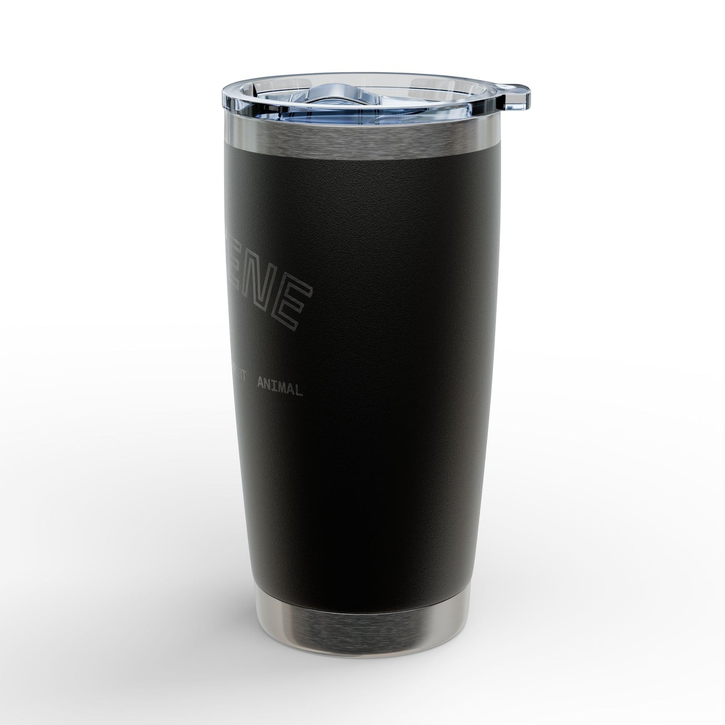 Insulated Stainless Steel Travel Tumbler - Caffeine Is My Emotional Support Animal
