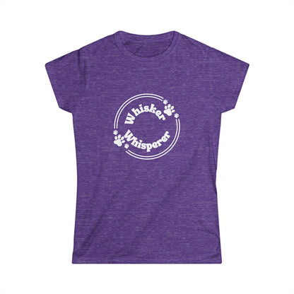 Whisker Whisperer Women's Softstyle Tee - Perfect Gift for Cat Lovers
