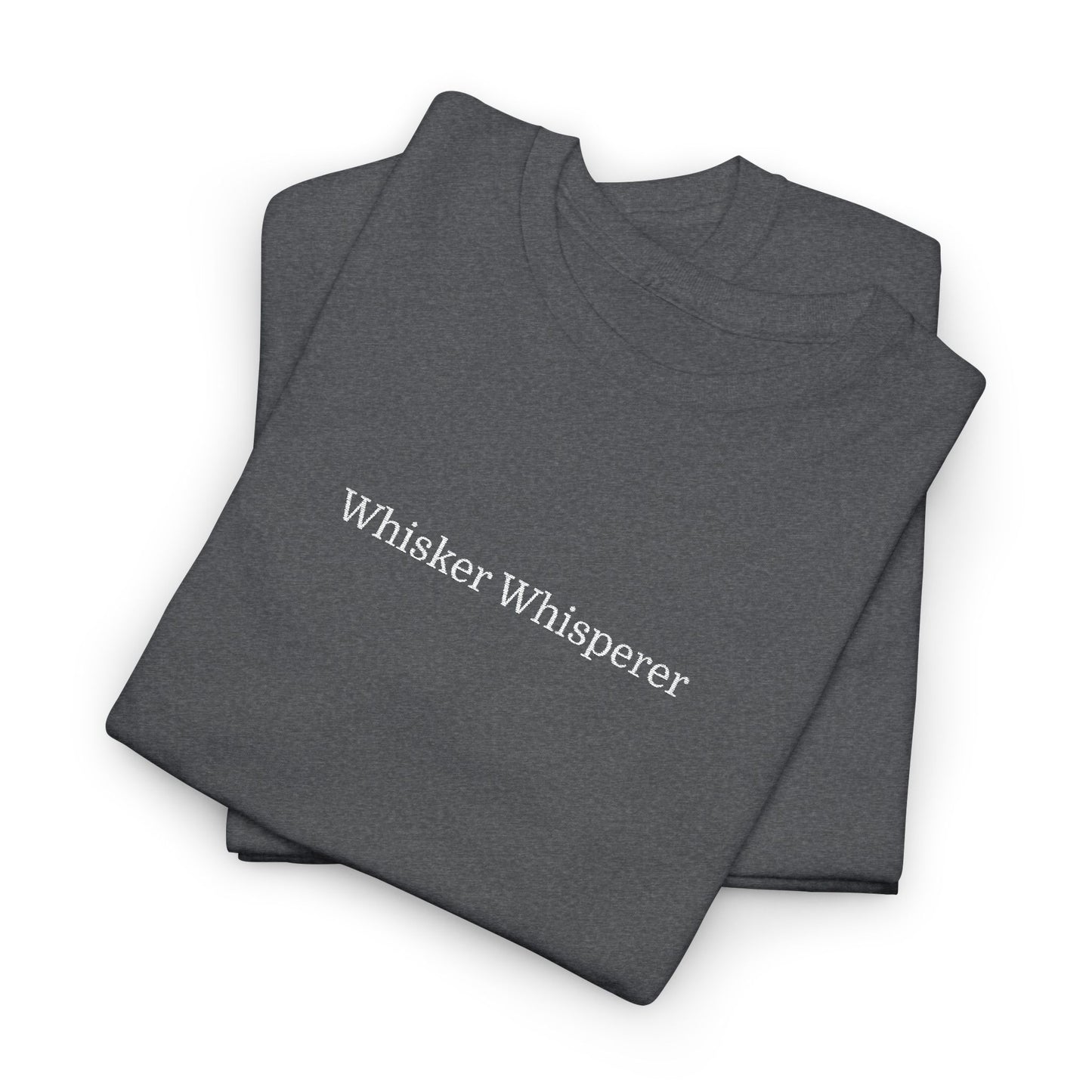 Whisker Whisper- Embroidery T-shirt