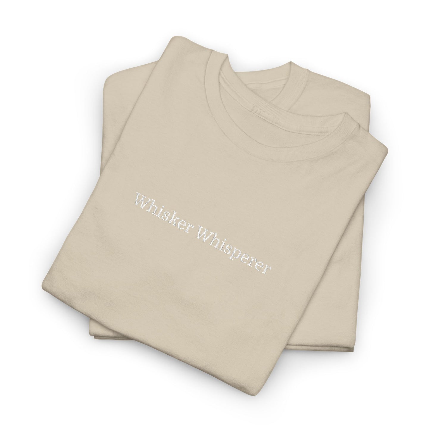 Whisker Whisper- Embroidery T-shirt