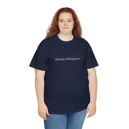 Whisker Whisper- Embroidery T-shirt