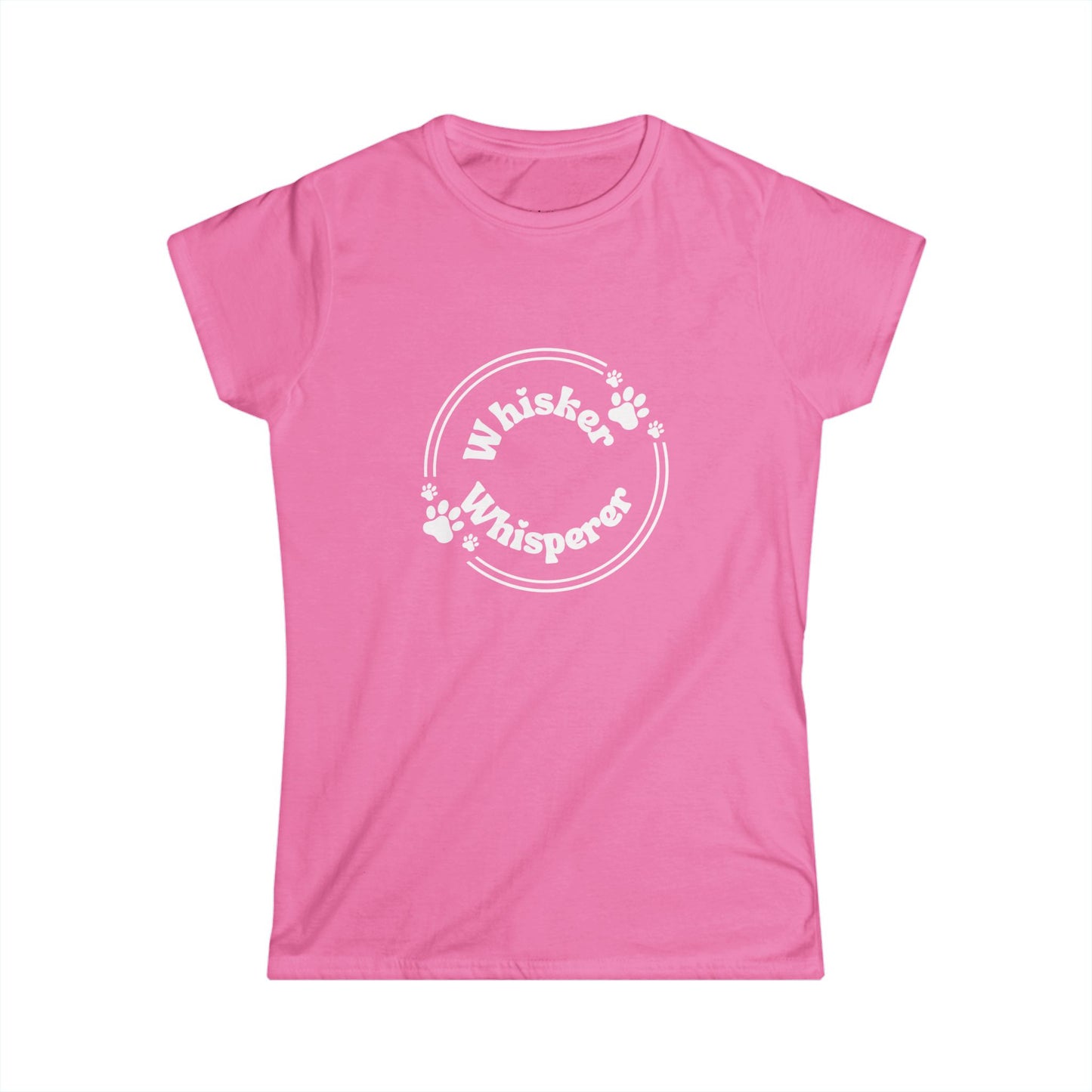 Whisker Whisperer Women's Softstyle Tee - Perfect Gift for Cat Lovers