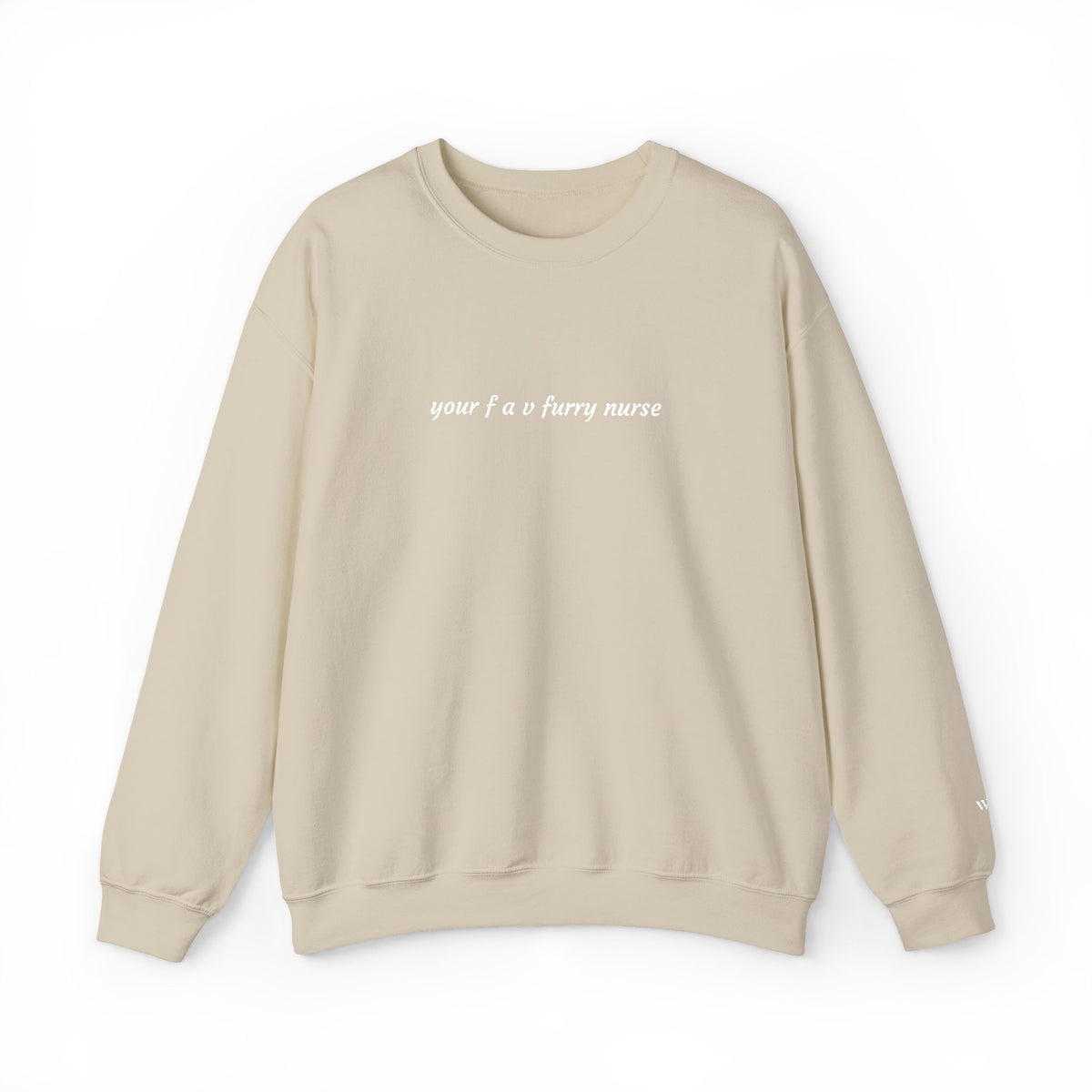 Your Fav Furry Nurse - Embroidery Crewneck Sweatshirt