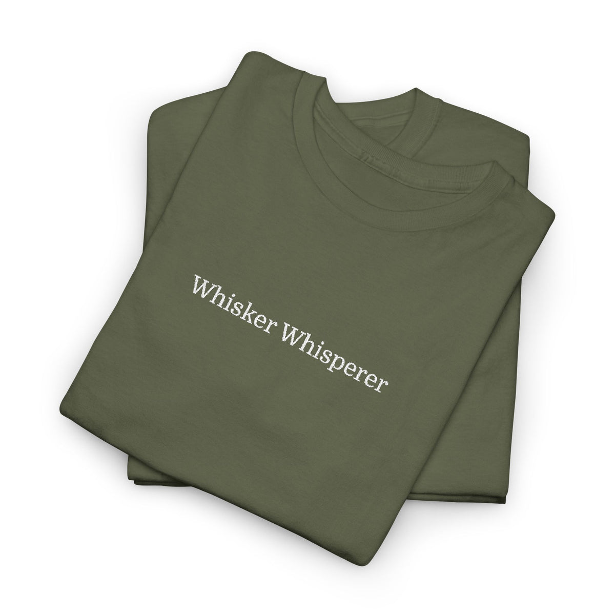 Whisker Whisper- Embroidery T-shirt