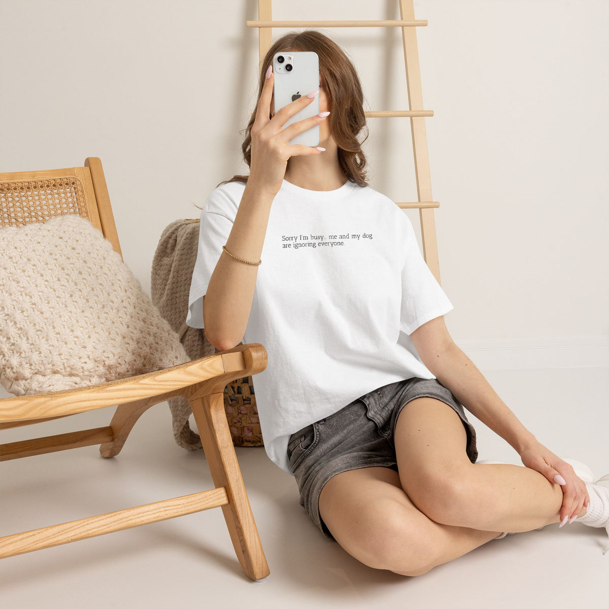 Sorry, I'm busy... - Embroidery Tshirt