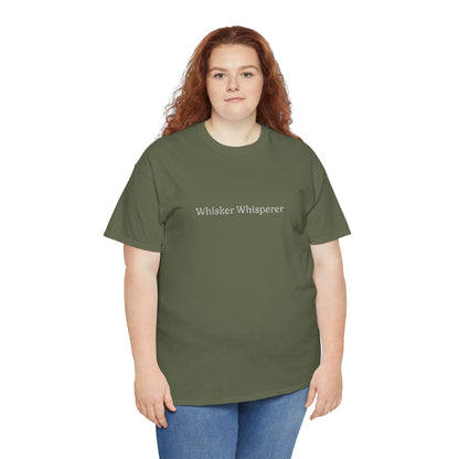 Whisker Whisper- Embroidery T-shirt