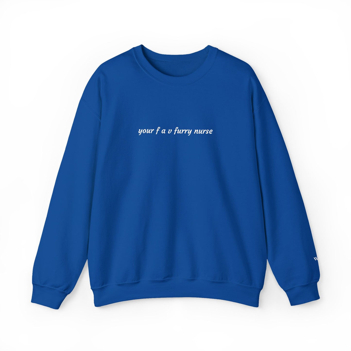 Your Fav Furry Nurse - Embroidery Crewneck Sweatshirt