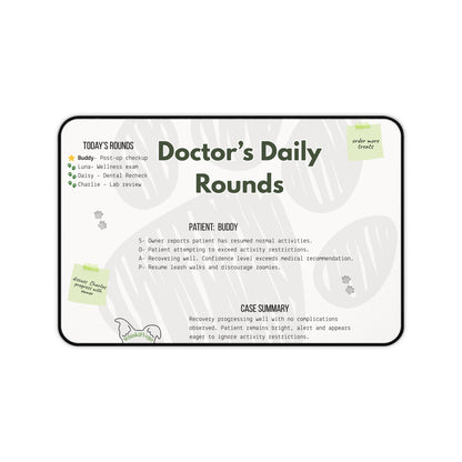 Doctors Daily Rounds- Desk Mat