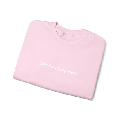 Your Fav Furry Nurse - Embroidery Crewneck Sweatshirt