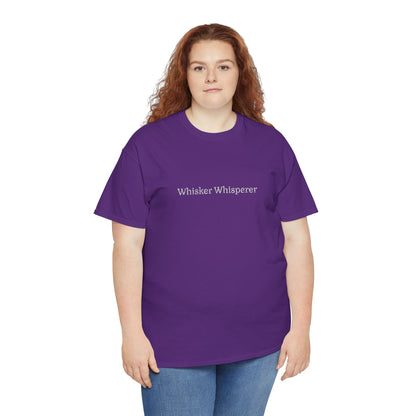 Whisker Whisper- Embroidery T-shirt