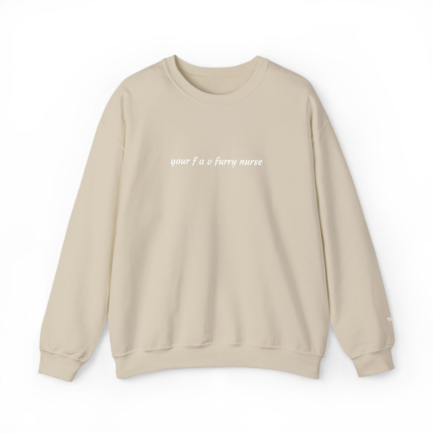 Your Fav Furry Nurse - Embroidery Crewneck Sweatshirt