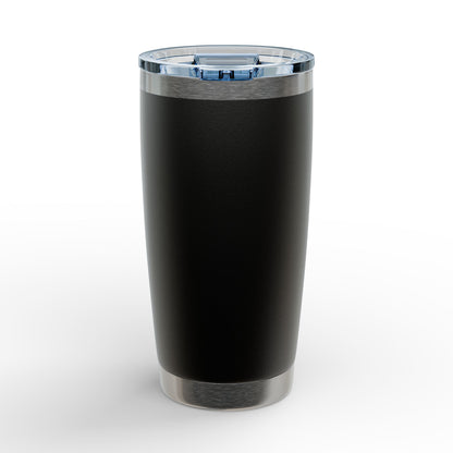 Insulated Stainless Steel Travel Tumbler - Caffeine Is My Emotional Support Animal