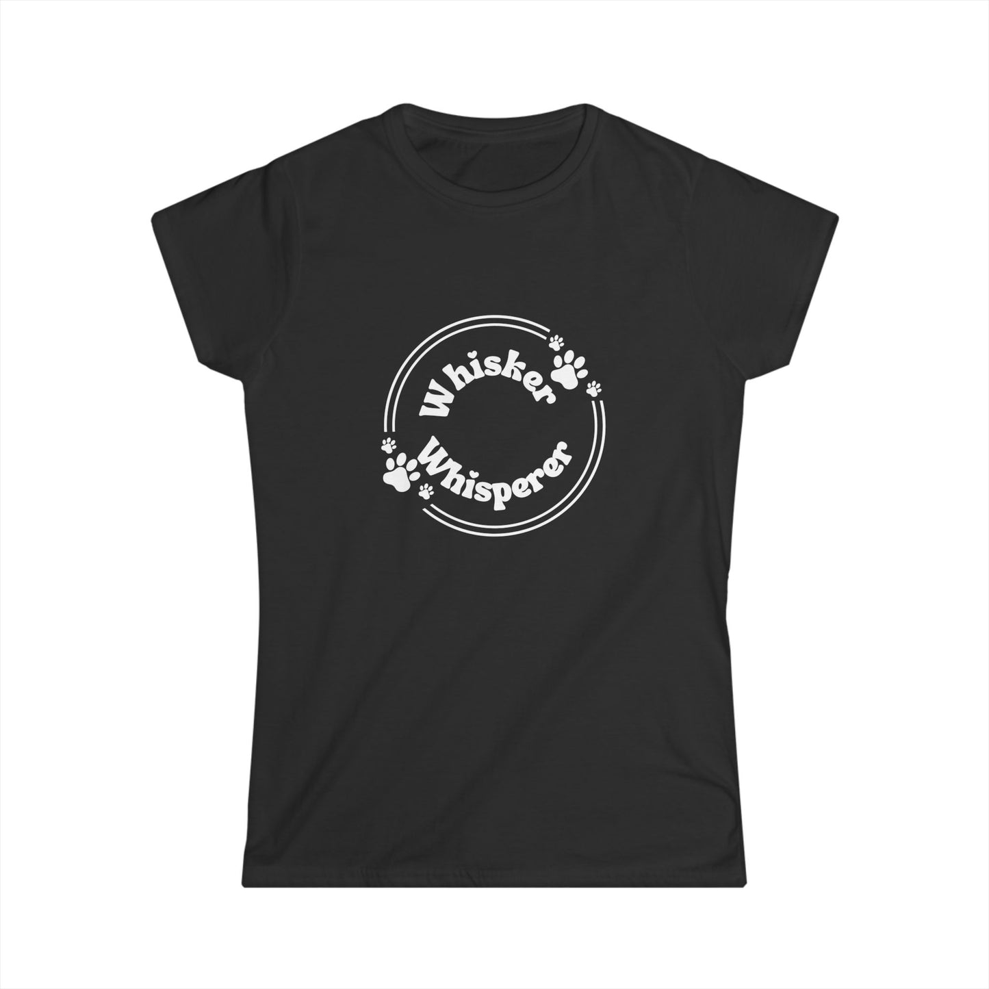 Whisker Whisperer Women's Softstyle Tee - Perfect Gift for Cat Lovers