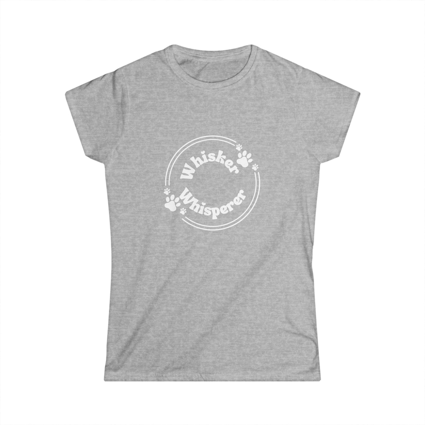 Whisker Whisperer Women's Softstyle Tee - Perfect Gift for Cat Lovers