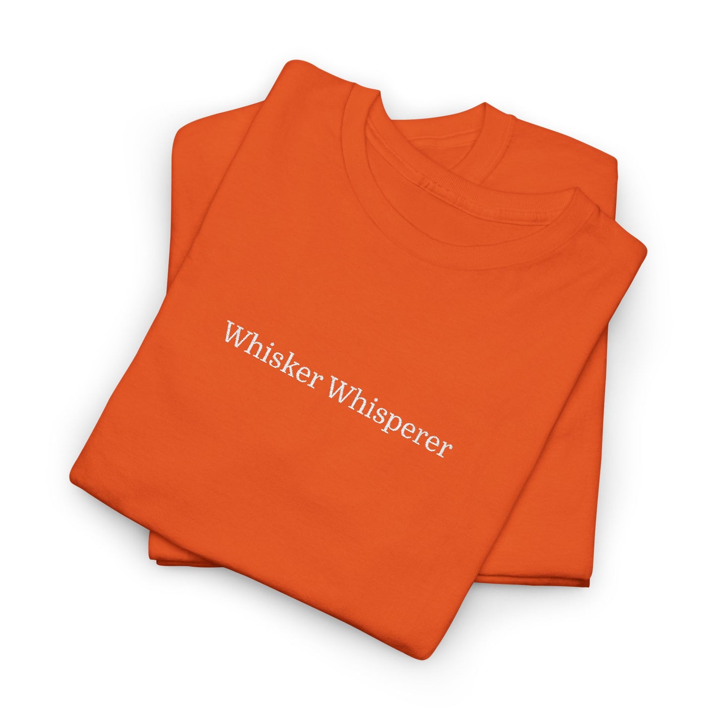 Whisker Whisper- Embroidery T-shirt
